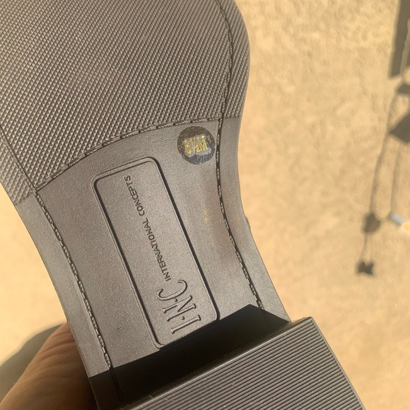 NWT INC International Concepts dark brown leather tall boots size 6.5M - Picture 14 of 16